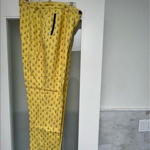 100% linen dressy pants, lined, pockets, made in Italy, size 42 = US size 6